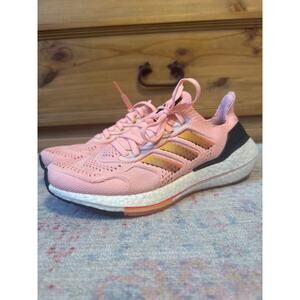 Adidas Ultraboost 22 HEAT.RDY runnibg Shoes Light Flash Orange 8.5